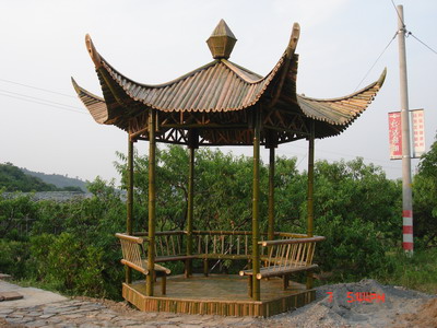 竹子凉亭